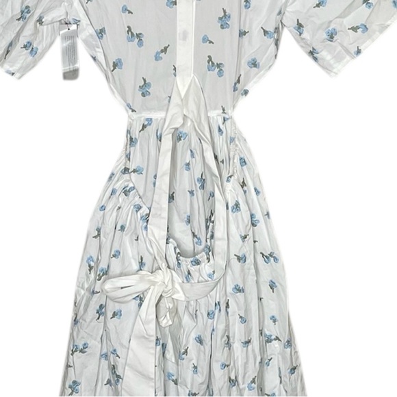 NWT Dream Sister Jane Lapis Shell Shirt Dress Women's Size Large Brilliant White - Picture 3 of 12